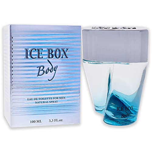 New Brand Perfumes Ice Box Body Men EDT Spray 3.3 oz