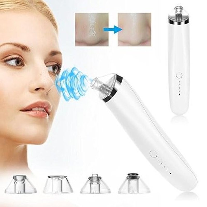 2024 Original - New 2.0 Blackhead Remover Pore Vacuum Cleaner, 3 Heads, Keratin Remover, Blackhead Vacuum Extractor, Facial Vacuum Suction Pore Cleaner, Pore Suction Cup Acne Pore Extractor (Pink)