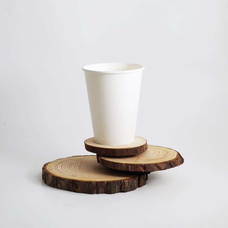 Disposable Paper Cups - 12 Oz Hot & Cold Beverage Cups | White, 1000 Count