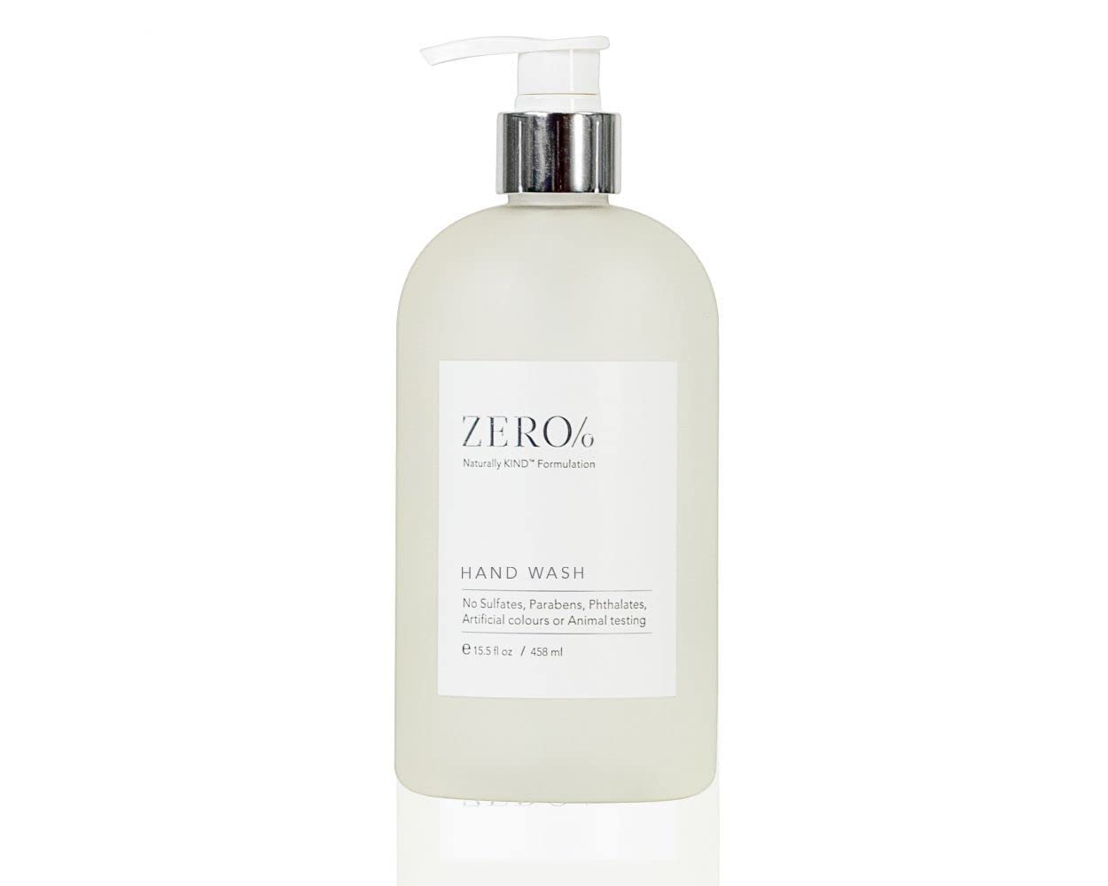 Gilchrist & Soames Zero% Unisex Hand Wash – Naturally Kind Sulfate, Paraben & Cruelty-Free Soap, Refreshing Botanical Scent Infused with Glycerin & Aloe for Soft, Hydrated Hands, 15.5 oz