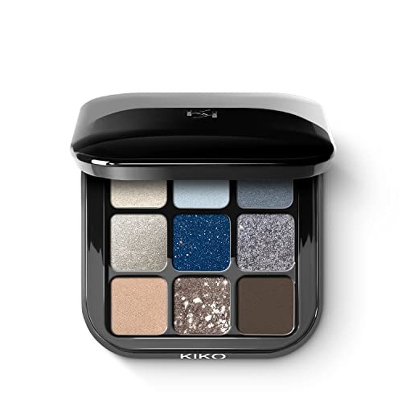 KIKO MILANO - New Glamour Multi Finish Eyeshadow Palette 05 Palette with 9 eyeshadows in different finishes