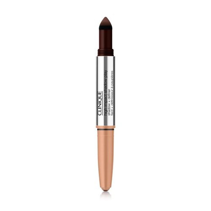 Clinique High Impact Shadow Play™ Shadow + Definer | Crease Proof, Water Resistant + Safe For Sensitive Eyes, Café Au Lait, 1 Count