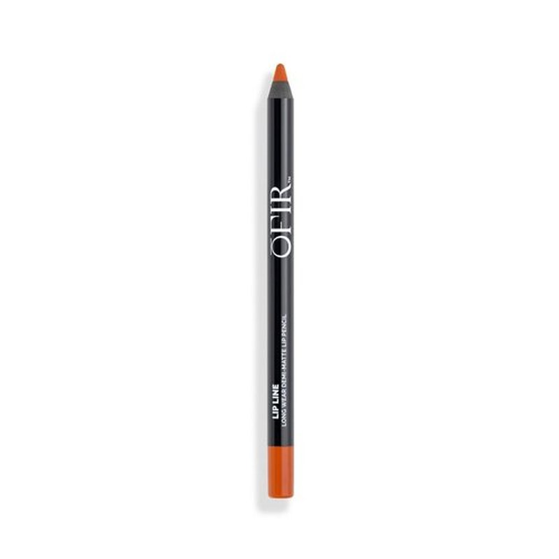 OFIR Longwear Demi-Matte Lip Line | Smudge-Proof, Easy Glide, Hydrating, Long-Lasting Color, Precise Application, Orange Red Lip Liner Pencil for Defined Lips | 0.042 OZ
