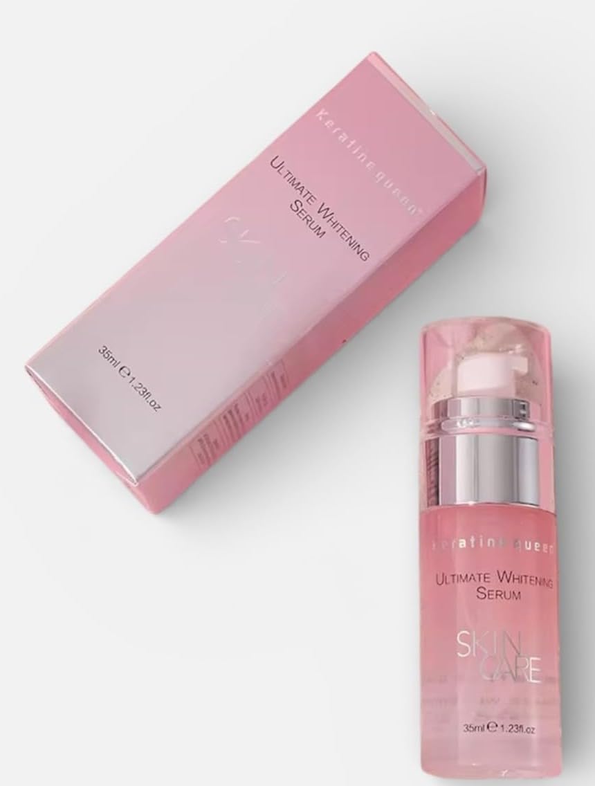 Keratin Queen Brightening & Whitening Serum for Even Skin Tone, with Vitamin C, Niacinamide & Hyaluronic Acid Hydration