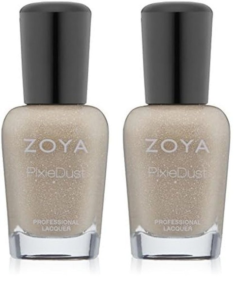 ZOYA Nail Polish, Godiva Pixiedust, 0.5 Fl Oz (Pack of 2)