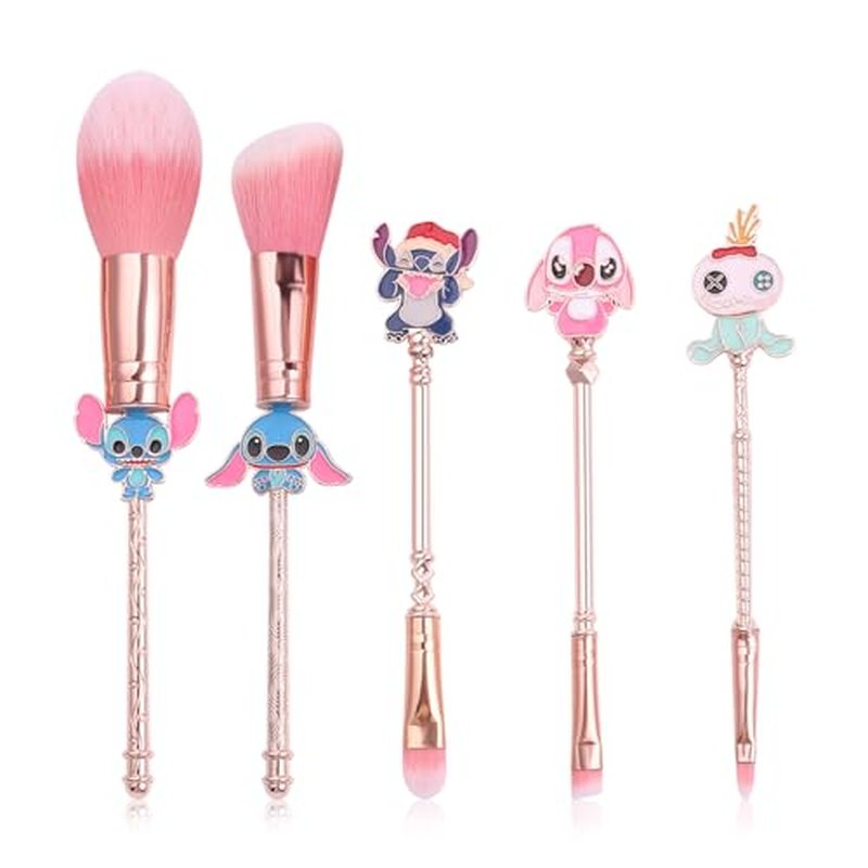 WeChip 5PCS Baby Brushes Creative Theme Fairy Makeup Brushes Set for Women