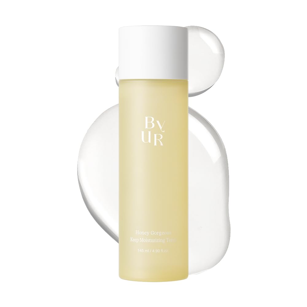 ByUR Honey Gorgeous Keep Moisturizing Toner - Deeply Hydration & Glow, Firming & Elasticity Care for Dry Skin, Skin Barrier Repair, Honey & Ceramides, Gentle Facial Daily Pore Care Korean Skincare