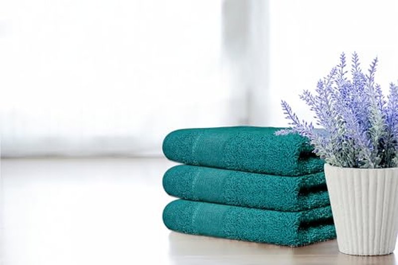 Premium Wash Cloths Pack of 12 (13" x 13" Inches)- 100% Combed Ring Spun Cotton WashCloth - Luxury Washcloths – Ultra Soft Face Towels - Highly Absorbent Wash Cloth for Face (Grey) (Teal)