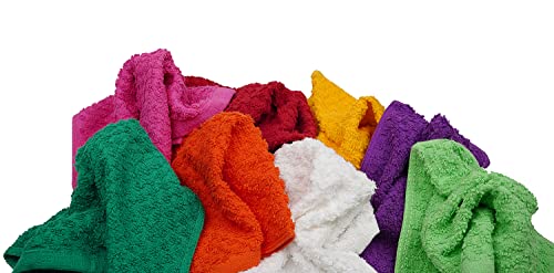 Tukasa Linens 16 Pack Cotton Washcloths for Body and Face, 12x12 Inches, Pack of 16, Multipurpose and Lightweight Wash Clothes for Face. Highly Absorbent - Travel and Bath Towel (Lime)