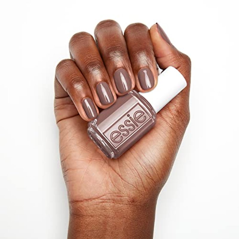 essie nail polish, Crochet Away, Handmade With Love collection, gray brown, 8-free vegan, 0.46 fl oz (Pack of 3)