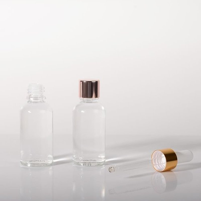 Stellacare 4 Packs, 1oz Glass Dropper Bottle Oil Bottles for Hair Tincture Bottles with Dropper Glass Bottle with Dropper