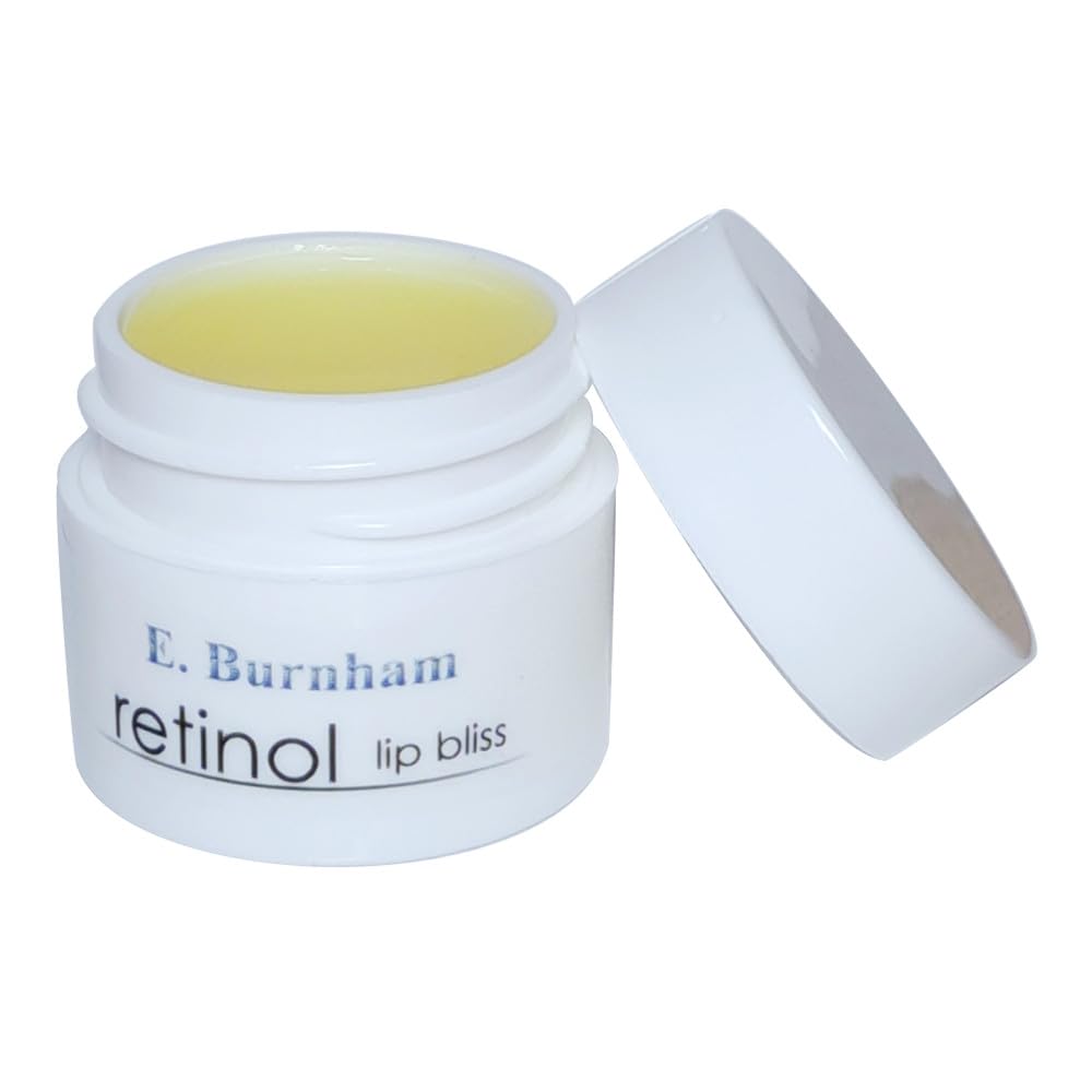E. Burnham Retinol Lip Bliss 0.33 Oz. - Daily Hydrating Lip Balm with Vitamin E & Cocoa Butter – Smooth & Nourishing Formula