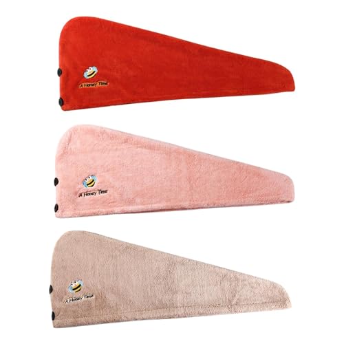 Thick Hair Drying Towels - Rapid Dry Microfiber Wrap for Long Curly Hair | Absorbent Turban for Women & Girls | Great for Bath & Shower