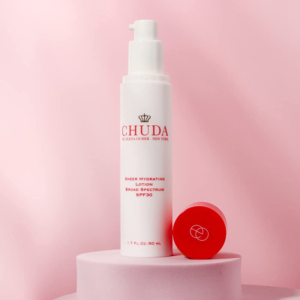 CHUDA Healing Hydrating Cream 30ml and Sheer Hydrating Lotion Broad Spectrum SPF30 30ml, Gift Set - Face Moisturizers with Remedea Compound, Anti Aging Face Cream and Sunscreen Combo Skin Moisturizer