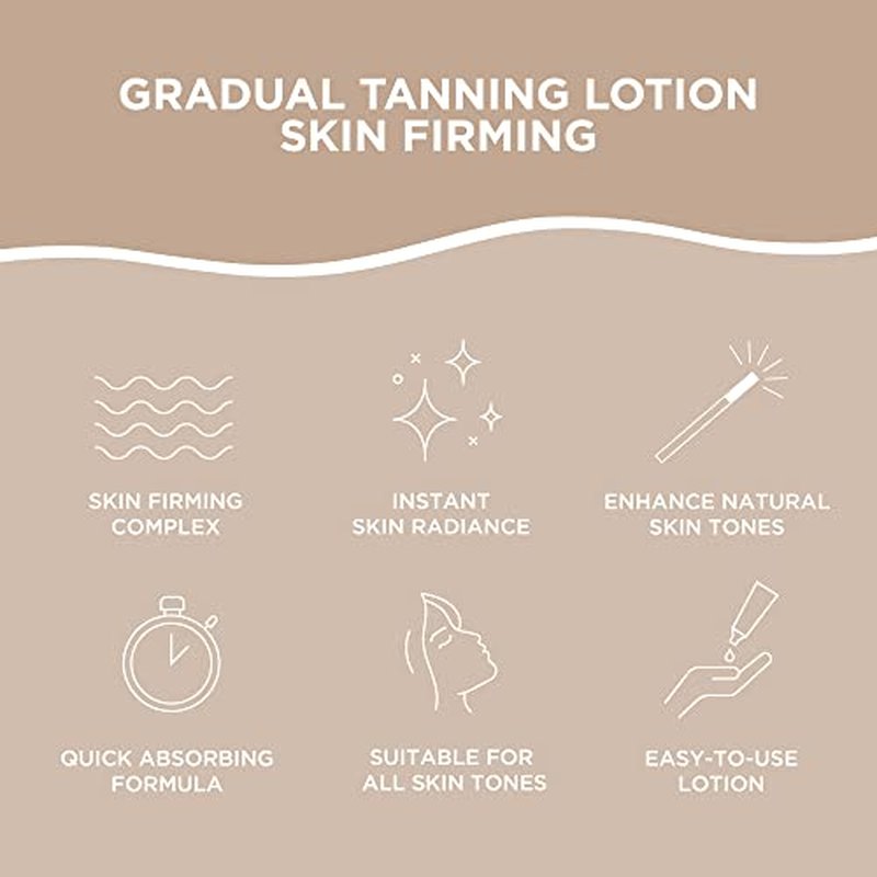 Bondi Sands Skin Firming Gradual Tanning Lotion | Skin-Firming Complex Builds to a Natural-Looking Tan for Tight, Glowing Skin | 150 mL, 5.07 Fl. Oz.