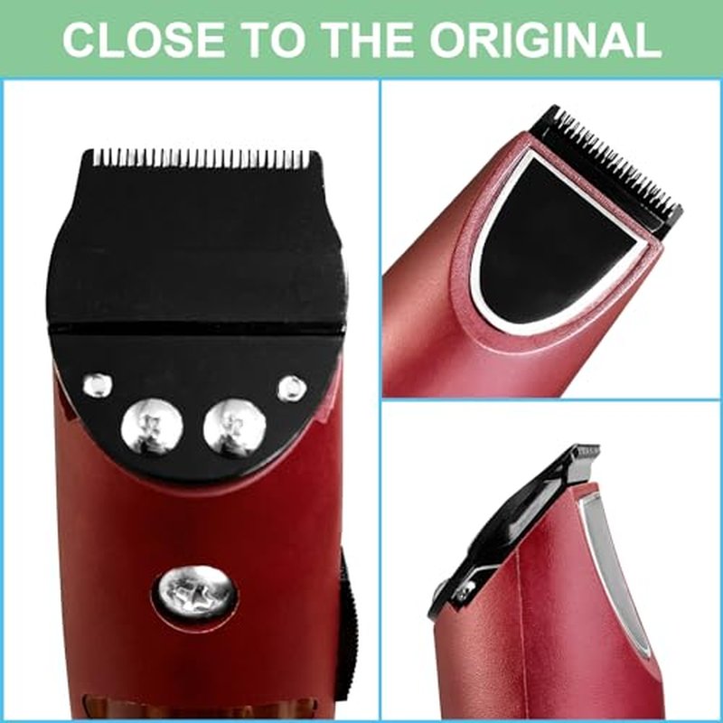 Fine Blade Replacement Trimmer Blade Compatible with Oster Fast Feed 076023 and Salon Pro Clippers 076830 Blades Replacement,BLACK 913-53