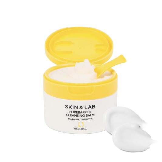 Porebarrier Face Cleansing Balm - Vegan Makeup Remover for Waterproof Makeup | Gentle Balm to Oil to Milk | 3.38 Fl Oz