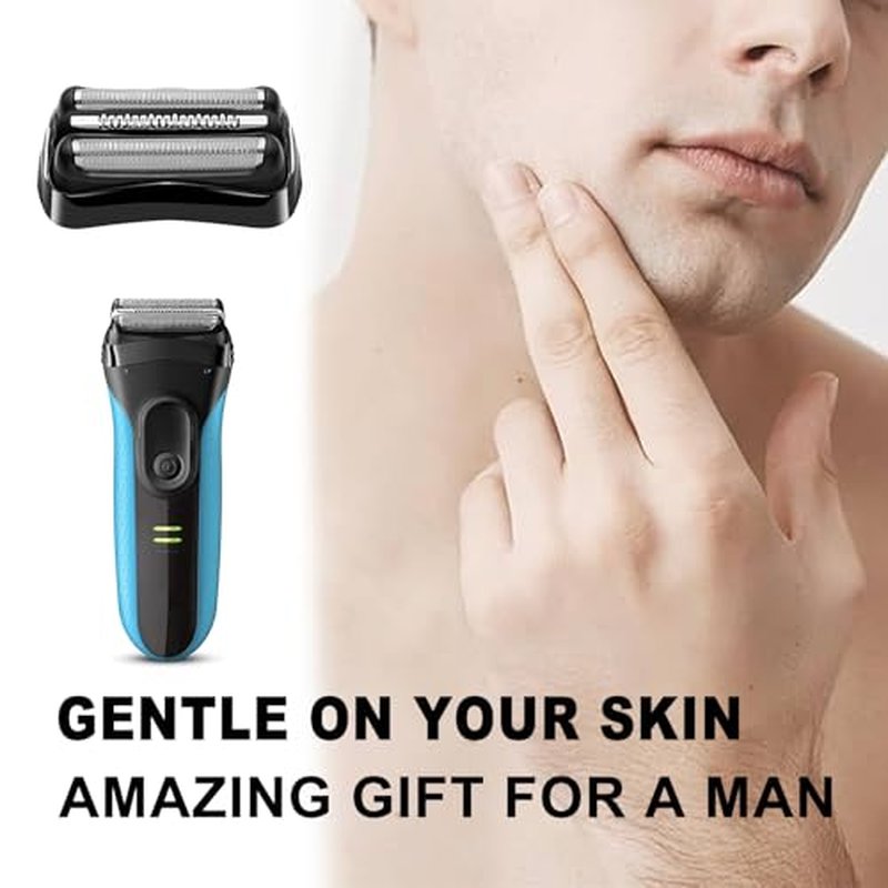 21B Series 3 Electric Shaver Replacement Head Compatible with Braun Series 3 Foil Shaver Replacement Heads 21b 3010s, 3040s,5409,etc for Braun Part 21b