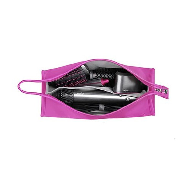 BUBM Travel Storage Bag Compatible with Dyson Airwrap Styler, Shark Flexstyle Air Styling & Drying System, Portable Carrying Case Organizer for Airwrap Styler and Attachments,Rose