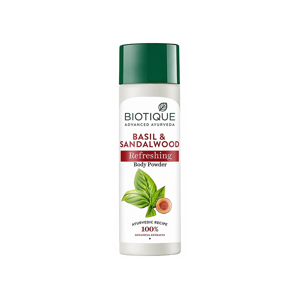 Basil & sandalwood refreshing body powder