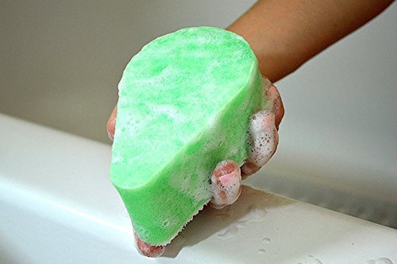Spongeables Anti Cellulite Body Wash in a 20+ Wash Sponge, Fresh Aloe, 1 Count