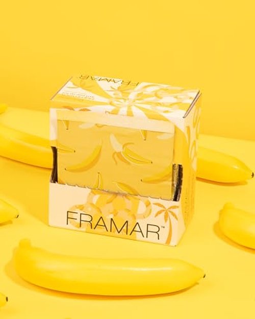 FRAMAR Banana Hair Foil – Hair Foils for Highlighting, Pop Up Foil for Hair Highlighting, Salon Foils for Hair Highlighting Kit, Long Hair Foils for Bleach, Salon Foils for Hair Stylist – 500