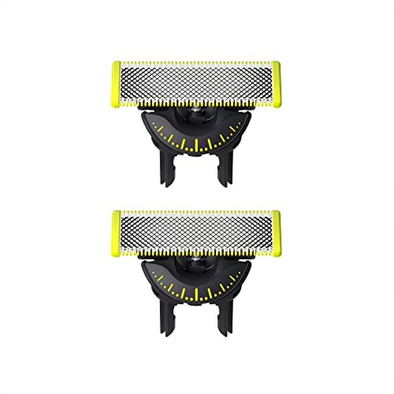 Philips Norelco OneBlade 360 Replacement Blades, for OneBlade Electric Shaver and Trimmer, Durable Stainless Steel, Trim, Edge and Shave, 2 pack, QP420/80