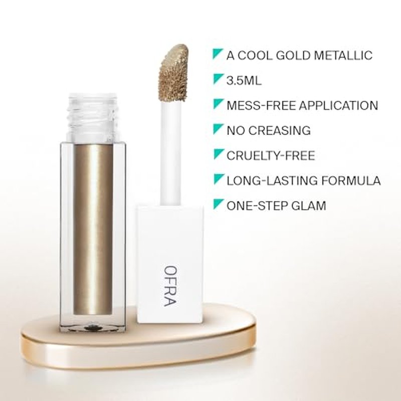 Ofra Liquid Eyeshadow Bo$$y Eyes Five Star | High-Impact Liquid Glitter Eyeshadow for Shimmering Glam Looks | Long-Lasting, Lightweight, and Perfect for Adding Sparkle to Any Eye Makeup Look | 3.5 mL
