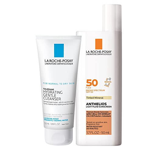 La Roche-Posay Anthelios Tinted Sunscreen SPF 40 | Broad Spectrum SPF + Antioxidants | Titanium Dioxide & Zinc Oxide Sunscreen | 3 New Flexible Shades With No White Cast | Oil Free & Oxybenzone Free