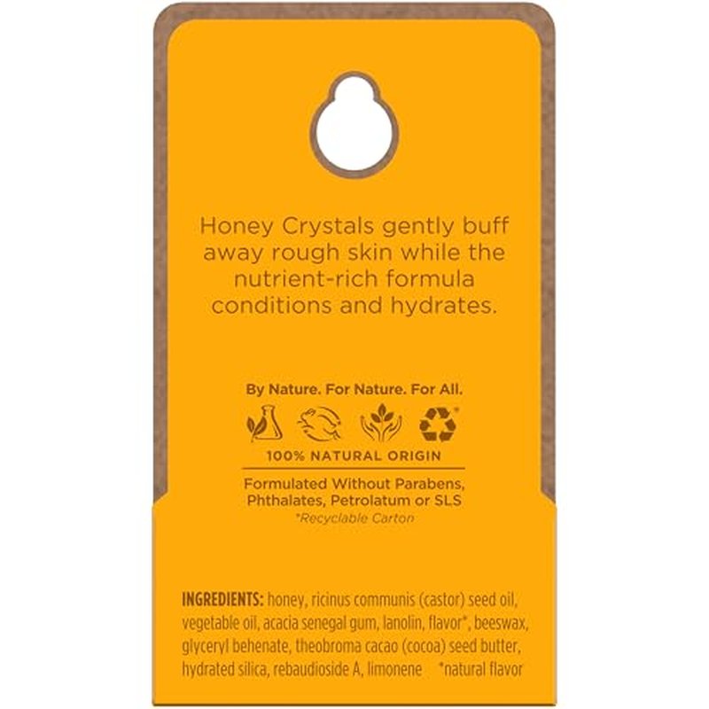 Burt's Bees Overnight Lip Sleeping Mask Stocking Stuffers, Exfoliating Scrub Restores, Hydrates & Smooths Dry Lips to Reduce Fine Lines, Honey Infused Exfoliator Formula, Conditioning Honey, 0.25 oz.