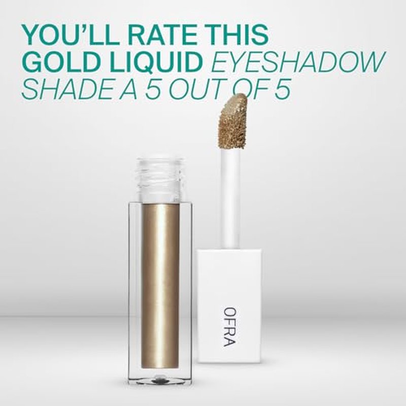 Ofra Liquid Eyeshadow Bo$$y Eyes Five Star | High-Impact Liquid Glitter Eyeshadow for Shimmering Glam Looks | Long-Lasting, Lightweight, and Perfect for Adding Sparkle to Any Eye Makeup Look | 3.5 mL