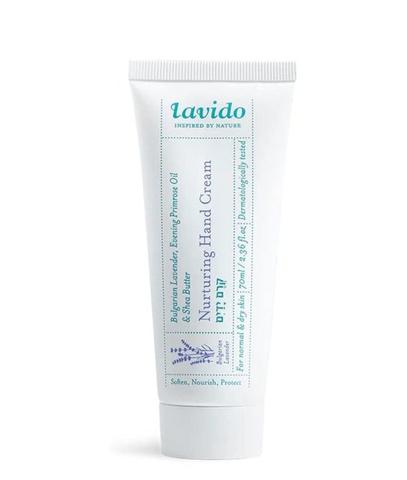 Lavido - Nurturing Hand Cream | Clean, Non-Toxic Skincare (Bulgarian Lavender + Evening Primrose Oil, 2.36 fl oz | 70 ml)