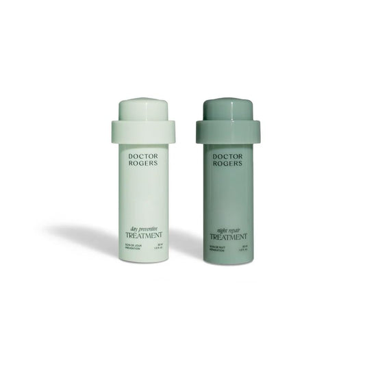 Doctor Rogers Advanced Duo Refills - Day & Night Skin Treatment Cartridges | 1 Ounce Each