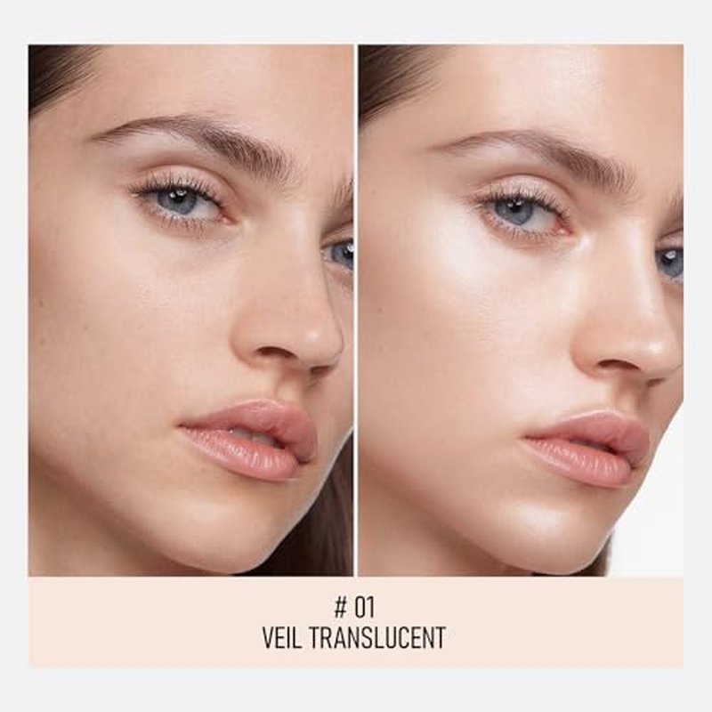 KYDA Mineral Setting Powder, SPF 35 Translucent Shimmer Mineral Loose Powder, Sheer Coverage, Weightless Oil Free Setting Powder, Blurring Finishing Powder, Extend Base Makeup, Veil Translucent