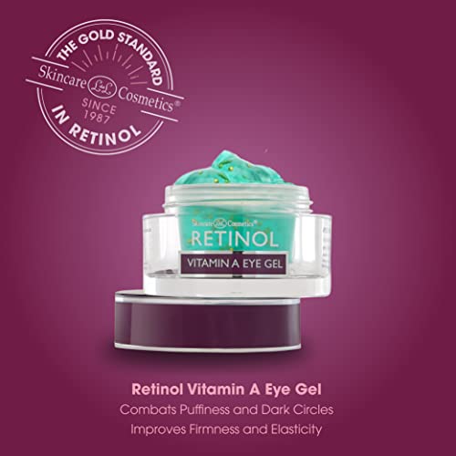 LIVAURA Retinol Vitamin A Eye Gel ? Anti-Wrinkle Treatment Minimizes Signs of Aging, Dark Circles Around Eyes ? Extra Boost of Retinol From Micro-Beads Restores Tone & Elasticity to Eye Area