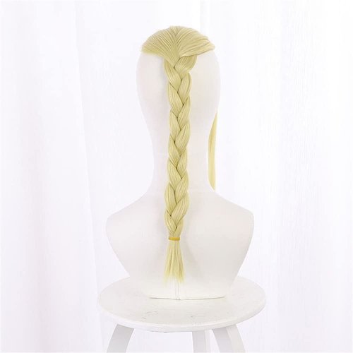 Mystylecos Ken Ryuguji Wig Anime Long Braid Blonde Cosplay Wigs The Way of Rebirth Halloween Party Wig