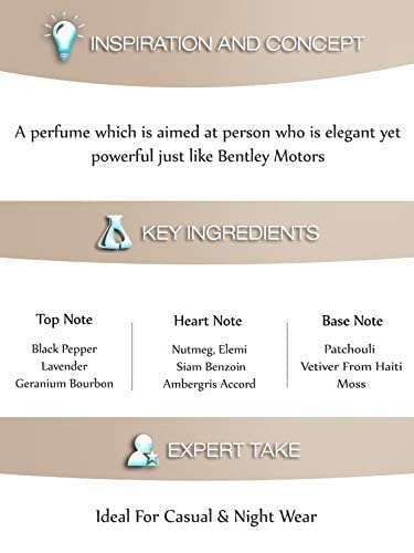 Bentley Infinite Intense Eau de Parfum for Men - 3.4 oz Luxury Fragrance