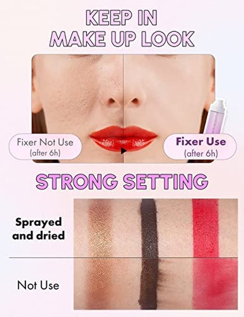 SELF BEAUTY Glow Makeup Setting Spray | Hydrating + Illuminating Makeup Setting Spray | Dewy Finish | Long-Lasting Makeup Fixing | Microfine Mist Spray | 3.38fl.oz, 100ml