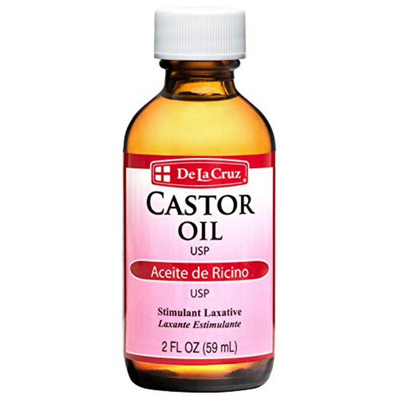 De La Cruz Castor Oil - 100% Pure Castor Oil for Hair, Skin, Eyelashes, and Eyebrows - USP Grade, 2 FL Oz (9 Bottles)