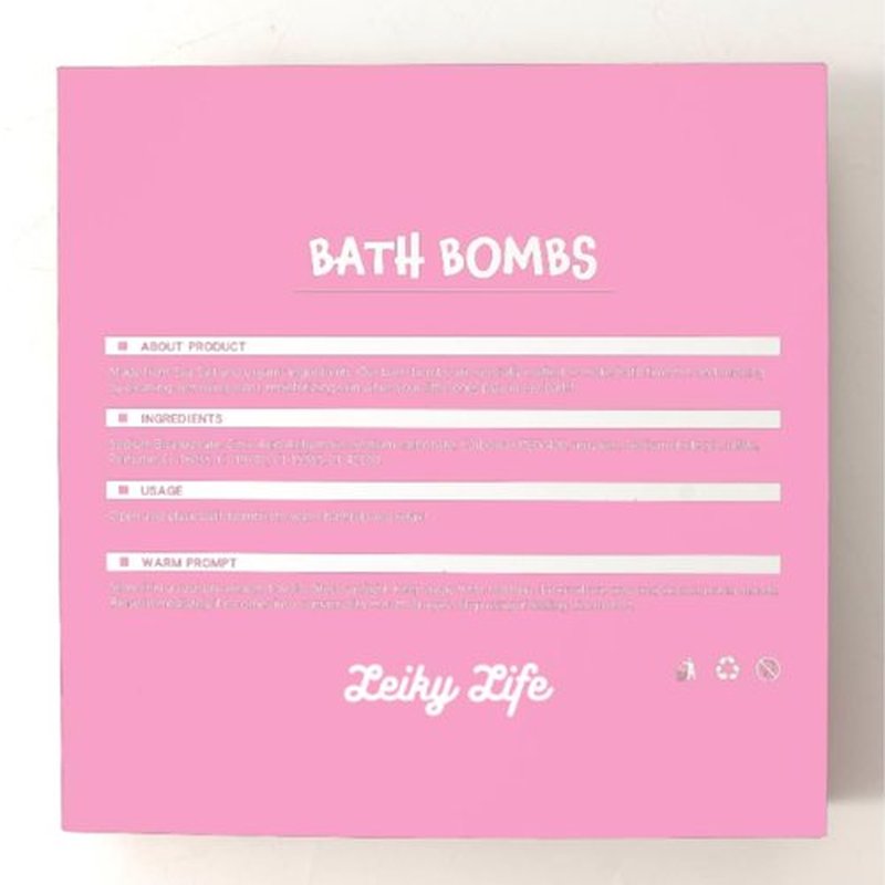 Leiky Life Princess Bath Bombs Luxury Fizzy Organic Natural Bath Bomb Gift Set Bubbling, 1 Count (Pack of 9), Variety