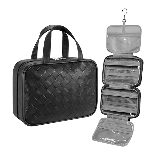MASSY Egg Shape(Oval) Makeup Storage Box, Countertop Portable Vanity Cosmetics Organizer Preppy