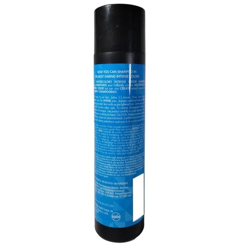 Watercolors Intense Color Depositing Shampoo, Semi Permanent Hair Color 8.5 fl oz - TURQUOISE