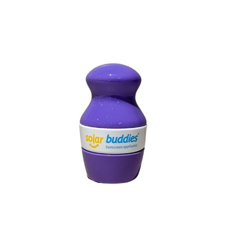 Solar Buddies Sunscreen Applicator - Single Green - Refillable Roll on Sponge Sunscreen, Suncream & Lotion Applicator For Kids, Adults & Families - Holds 3.4fl oz, Perfect Size for Travel