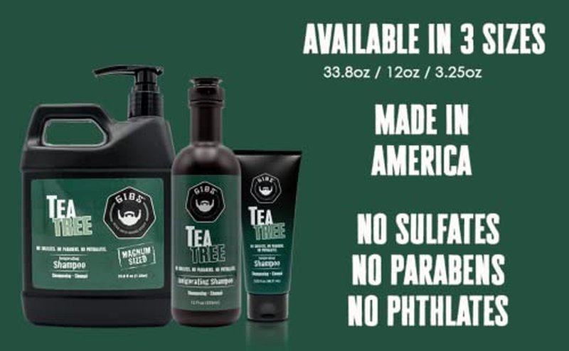 GIBS Grooming Tea Tree Shampoo, 3.25 fl. oz.