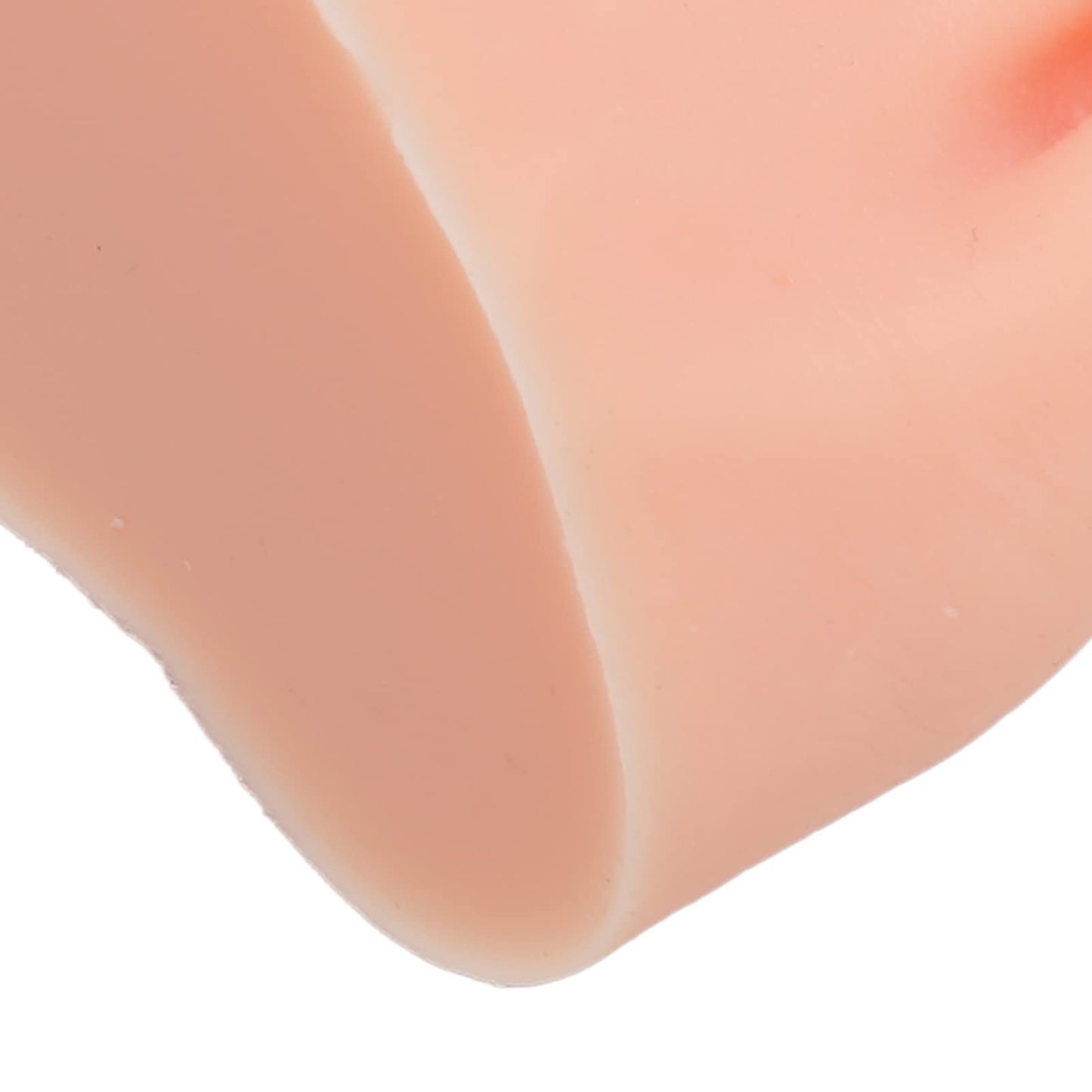 Nail Art Foot Model, Reusable Portable Practice Fake Foot Model Washable Professional for Salon for Beginner (Right)