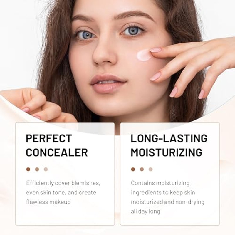 Match Cosmetics Foundation,Match Foundation 4 in 1,Foundation 4 in 1 - Medium Spectrum,Ultrablend 4 in 1 Foundation,4 in 1 Foundation Liquid with Spf 50,4 in 1 Concealer,Longwearing Waterproof(1 PCS)