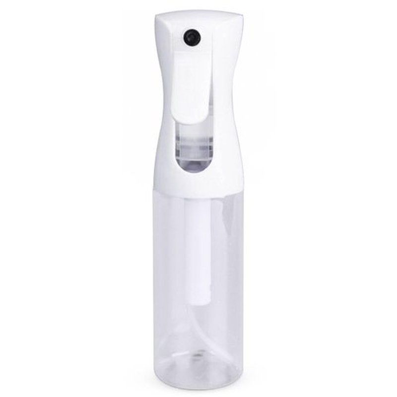 VIGOR PATH Continuous Water Mister Spray Bottle for Hair - Continuous Spray Nano Fine Mist Sprayer - Empty Spray Bottle - Reusable Beauty Spray Bottle - Cleaning, Hairstyling & Plants (Clear - 10oz)