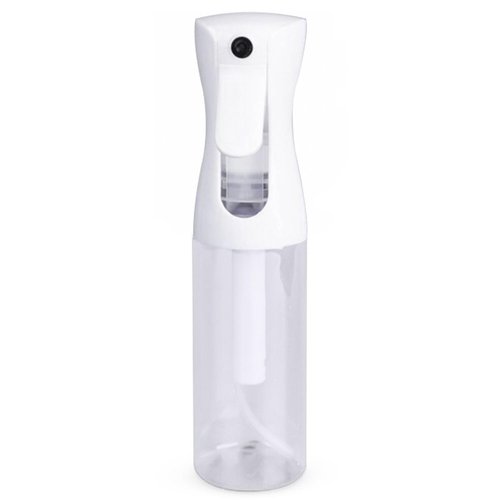 VIGOR PATH Continuous Water Mister Spray Bottle for Hair - Continuous Spray Nano Fine Mist Sprayer - Empty Spray Bottle - Reusable Beauty Spray Bottle - Cleaning, Hairstyling & Plants (Clear - 10oz)