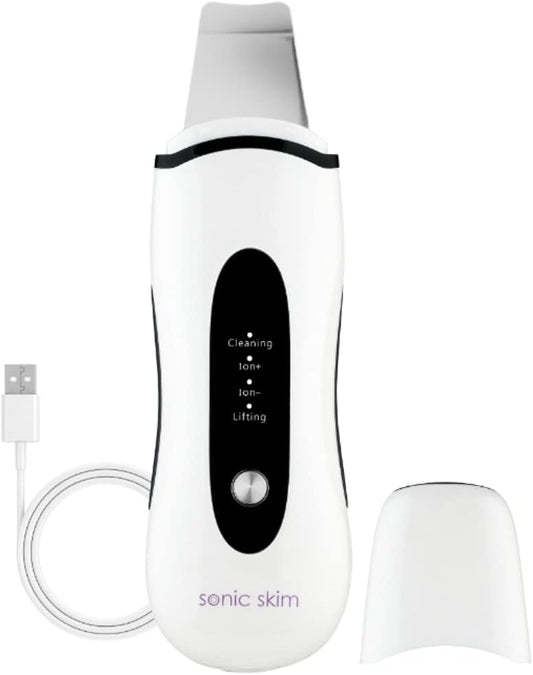 4-in-1 Face Spatula by Michael Todd Beauty - Deep Cleansing, Blackhead Removal & Serum Infusion for All Skin Types