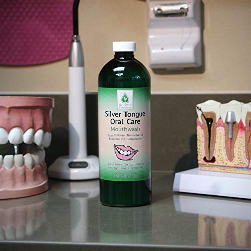 Silver Tongue Oral Care - All Natural Colloidal Silver Mouthwash (4 oz.)
